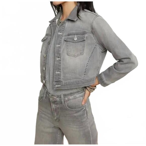 NEW L'AGENCE koda cropped jacket in barron